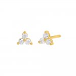 Tiny CZ Cluster Stud Earring