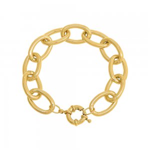 Toggle Oval Link Bracelet