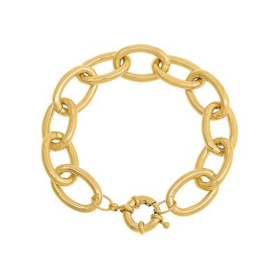 Toggle Oval Link Bracelet