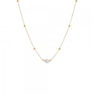 Pearl Ball Chain Necklace