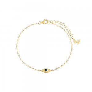 Mini CZ Evil Eye Bracelet