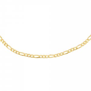 Flat Figaro Chain Necklace