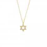 Pave Star Of David Necklace