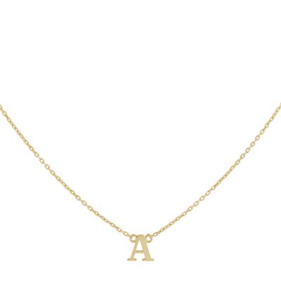 Initial Necklace 14K