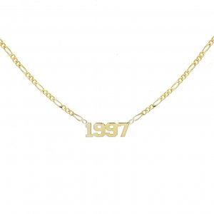 Year Nameplate Necklace