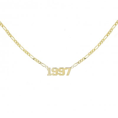 Year Nameplate Necklace