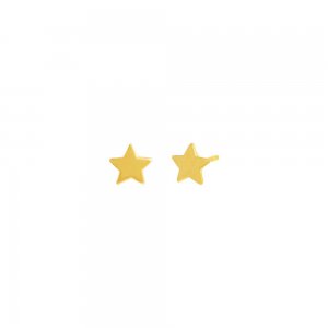 Tiny Solid Star Stud Earring