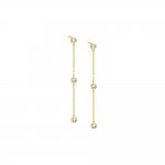 Bezel Diamond By The Yard Drop Stud Earring