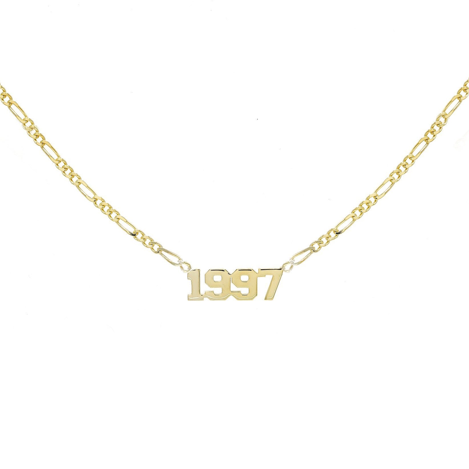 Year Nameplate Necklace