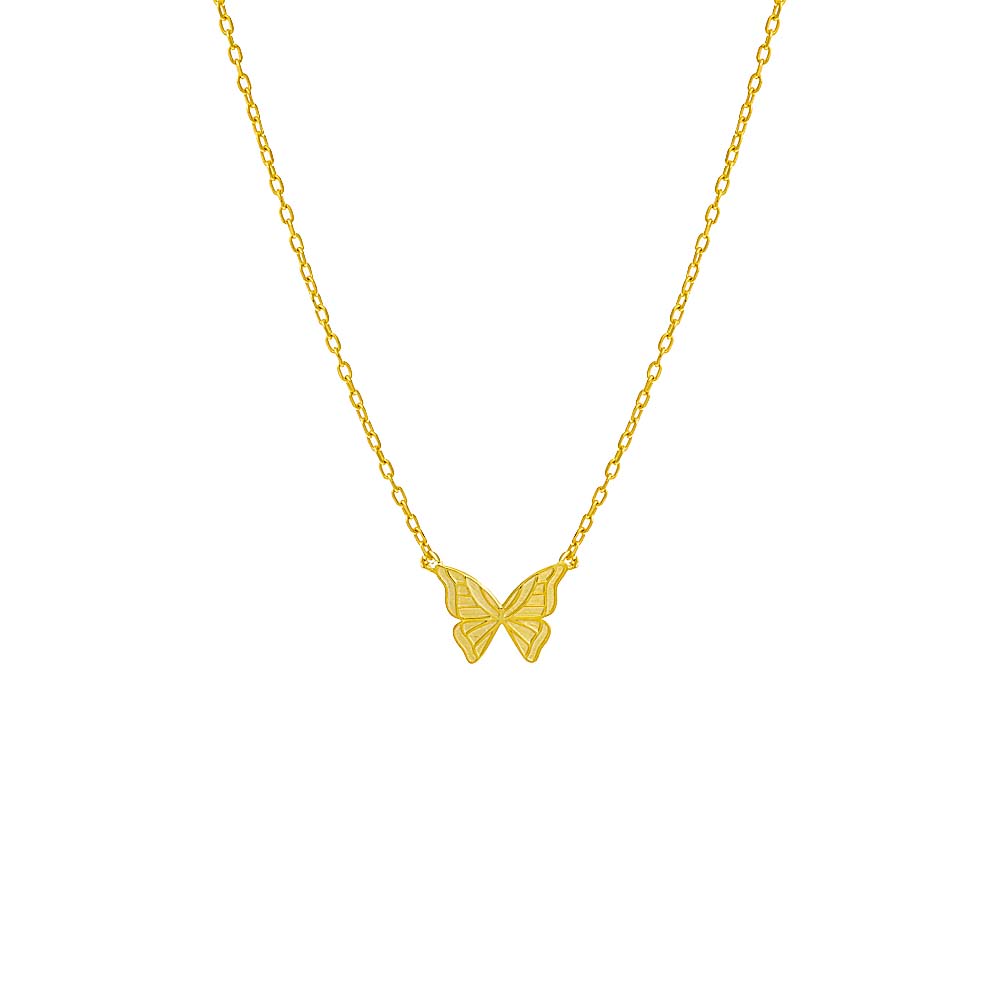 The Adina Eden Solid Butterfly Necklace