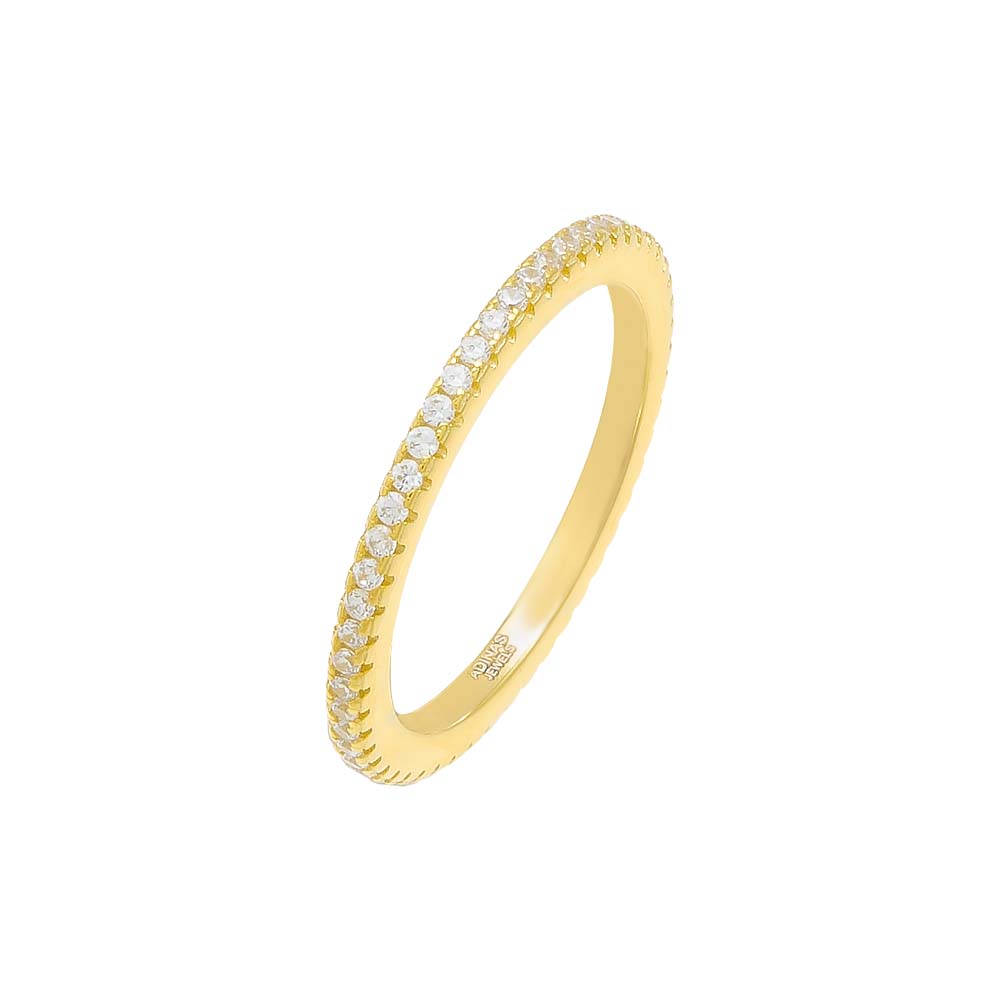Micro Pave Eternity Band