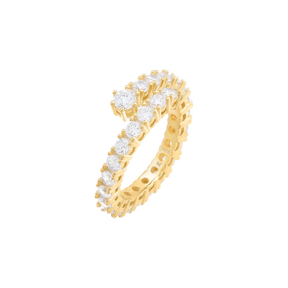 Solitaire Open Adjustable Eternity Ring