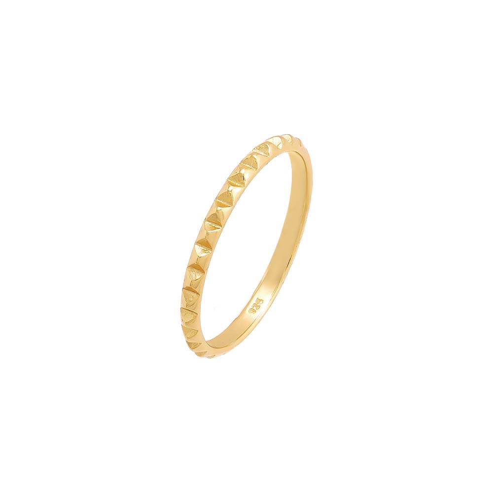 Solid Spiked Eternity Ring